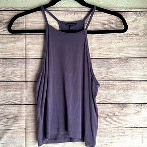 Aeropostale navy tank spaghetti crop top
